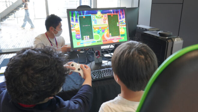 5Gを活用したeスポーツ体験ブース